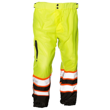 Kishigo 2X-4X, Lime, Class E, Mesh Pants 3118-2X-4X